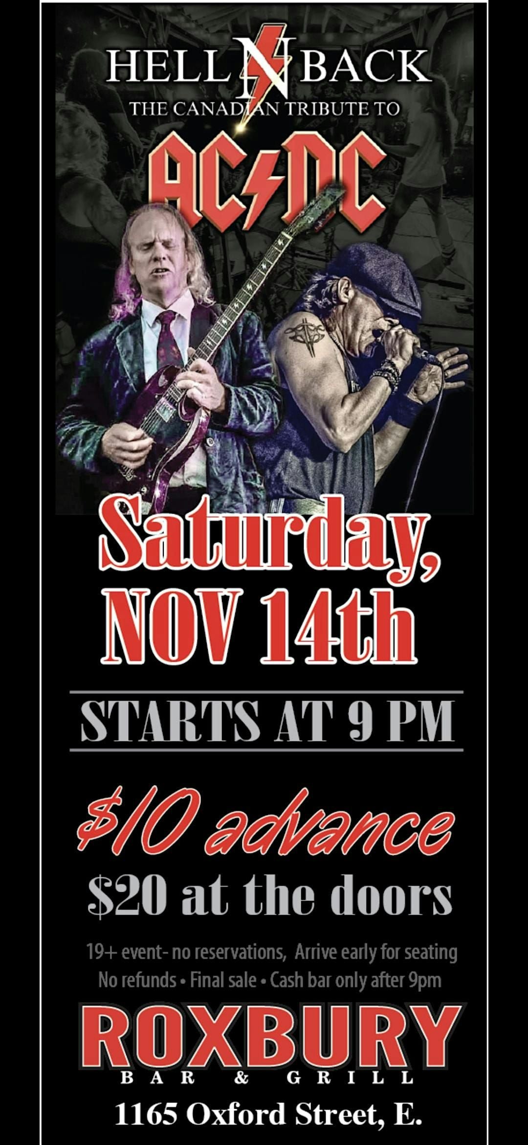 HELL N BACK - AC/DC tribute