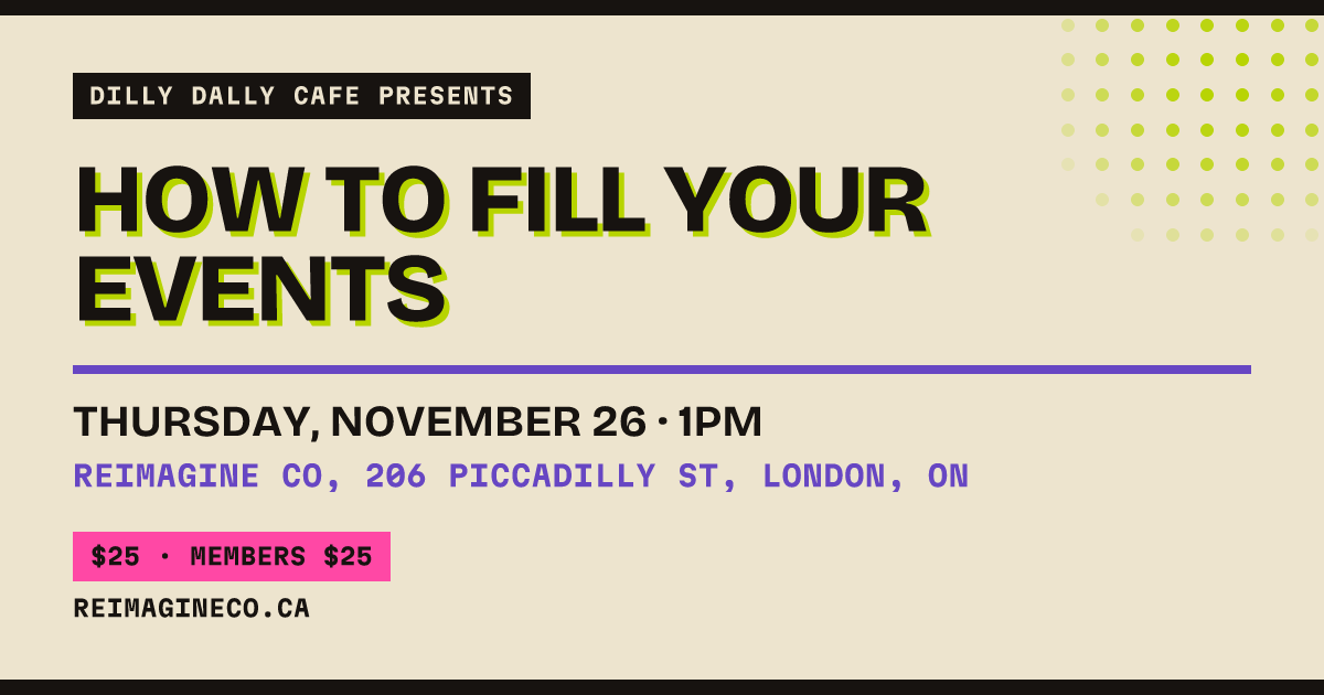 How To Fill Your Events