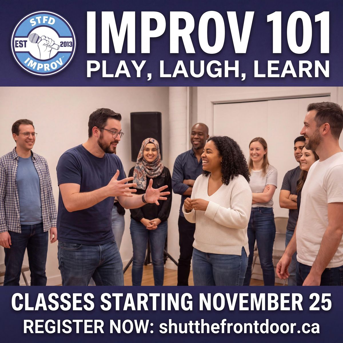 Improv 101 (3 Week Session) - Start Your Improv Journey!