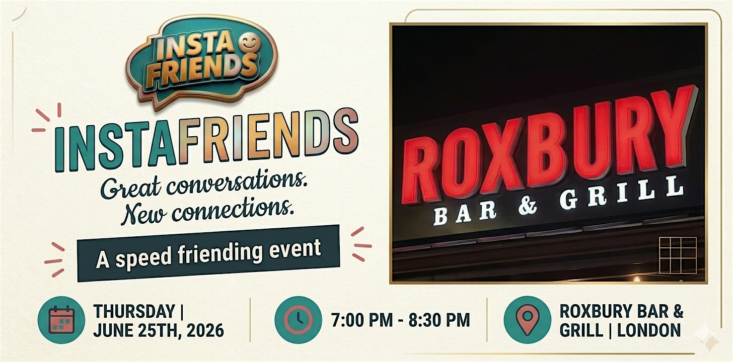 InstaFriends , Speed Friending Night | London, ON