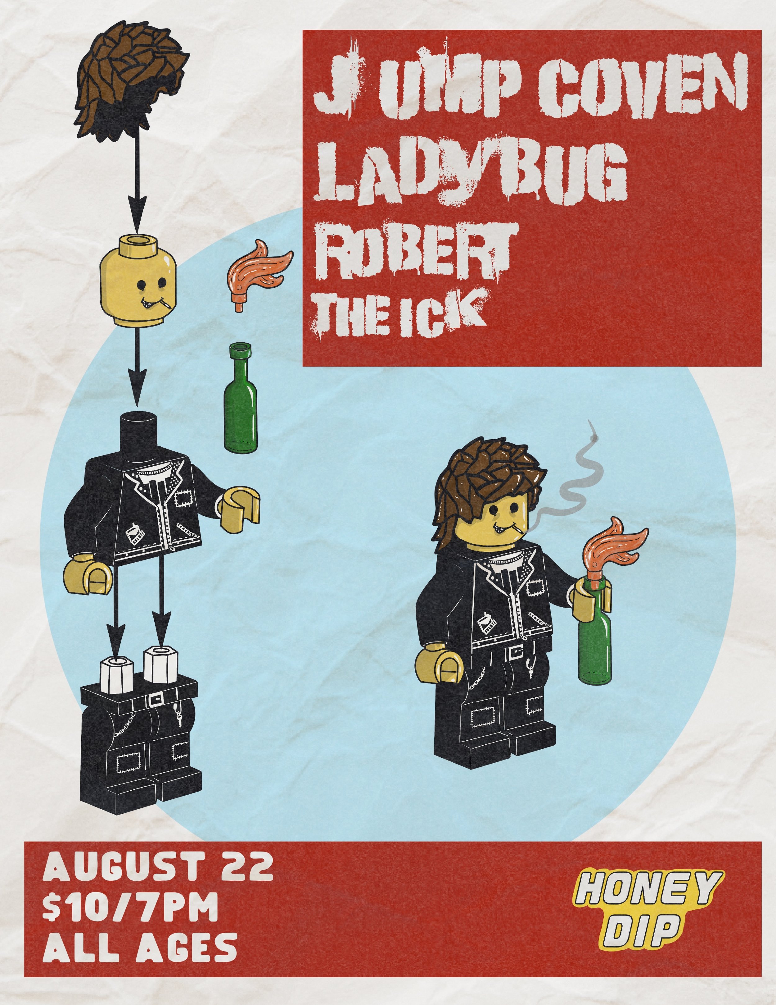 Jump Coven, Ladybug, Rober, The ice