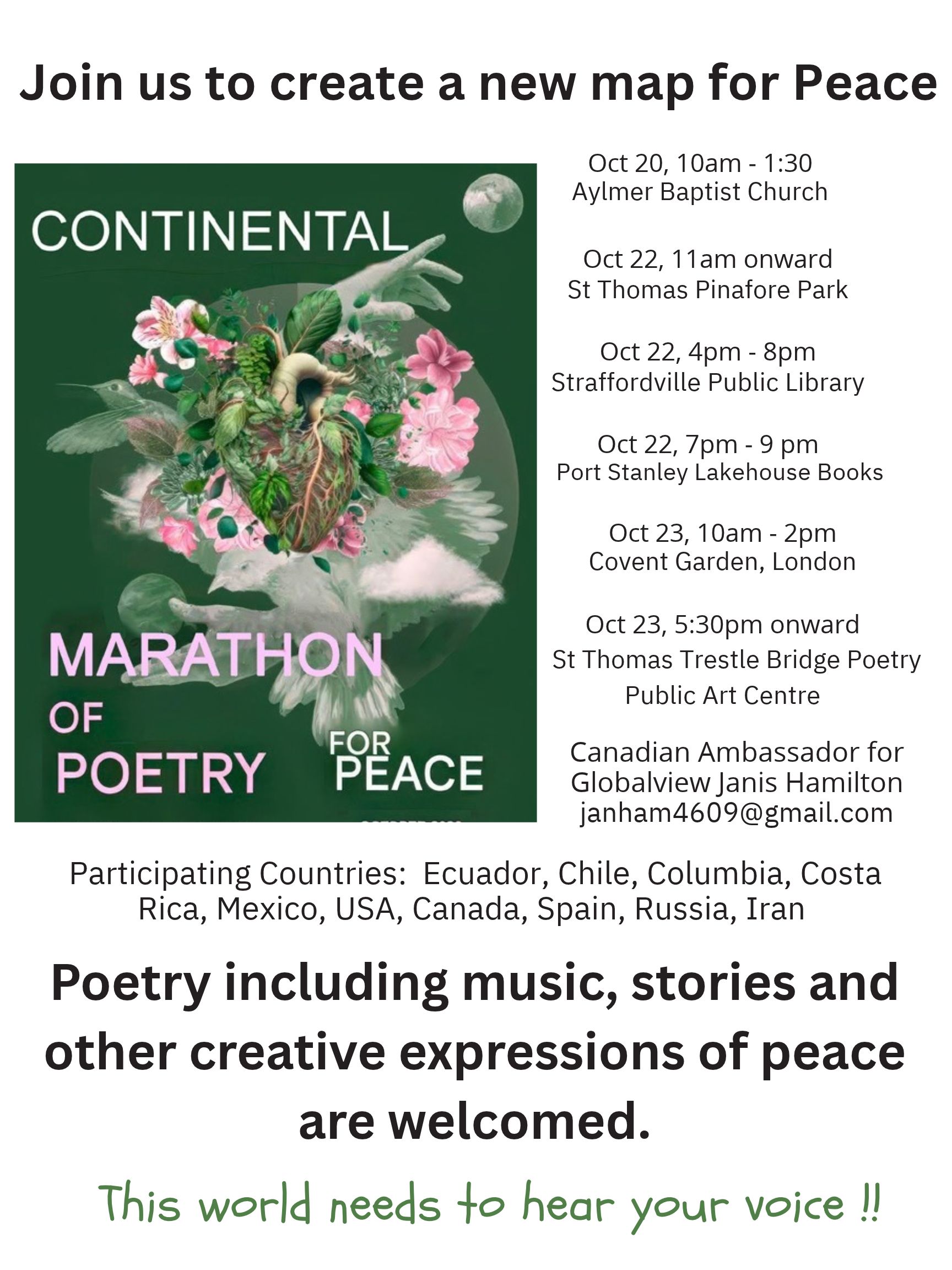 Marathon of Poetry for Peac