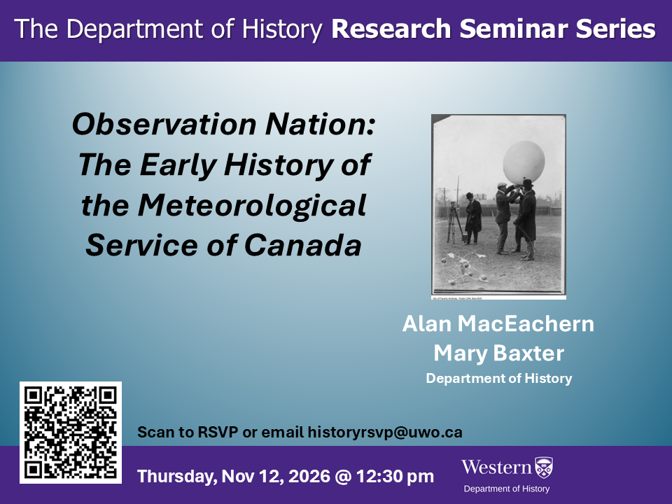 Observation Nation: The Early History of the Meteorological Service of Canada
