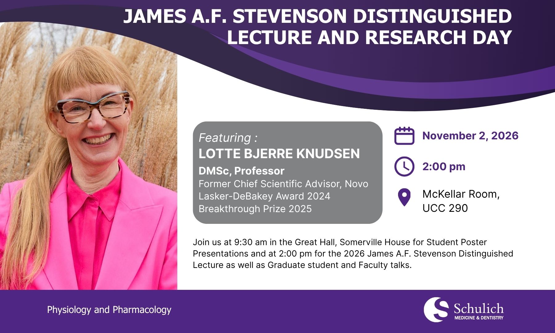 PhysPharm 2026 Stevenson Lecture | Lotte Bjerre Knudsen