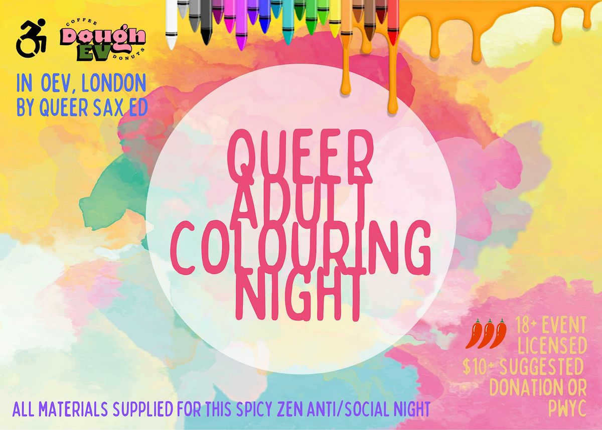 Queer Adult Colouring Night