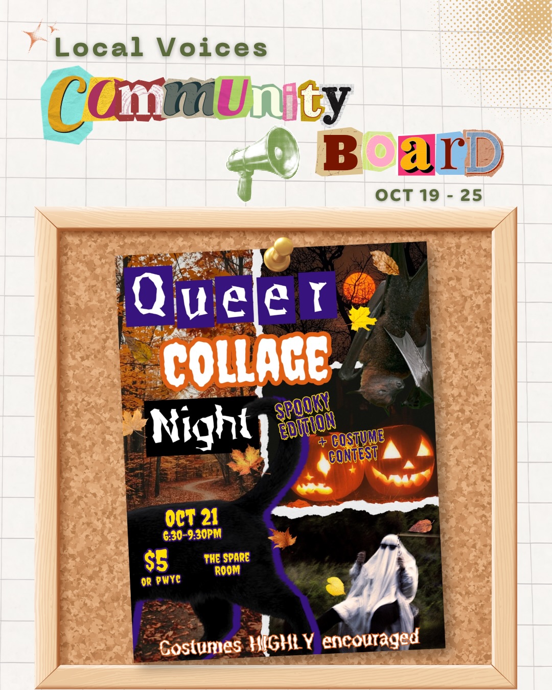 Queer Collage Night: Spooky Edition