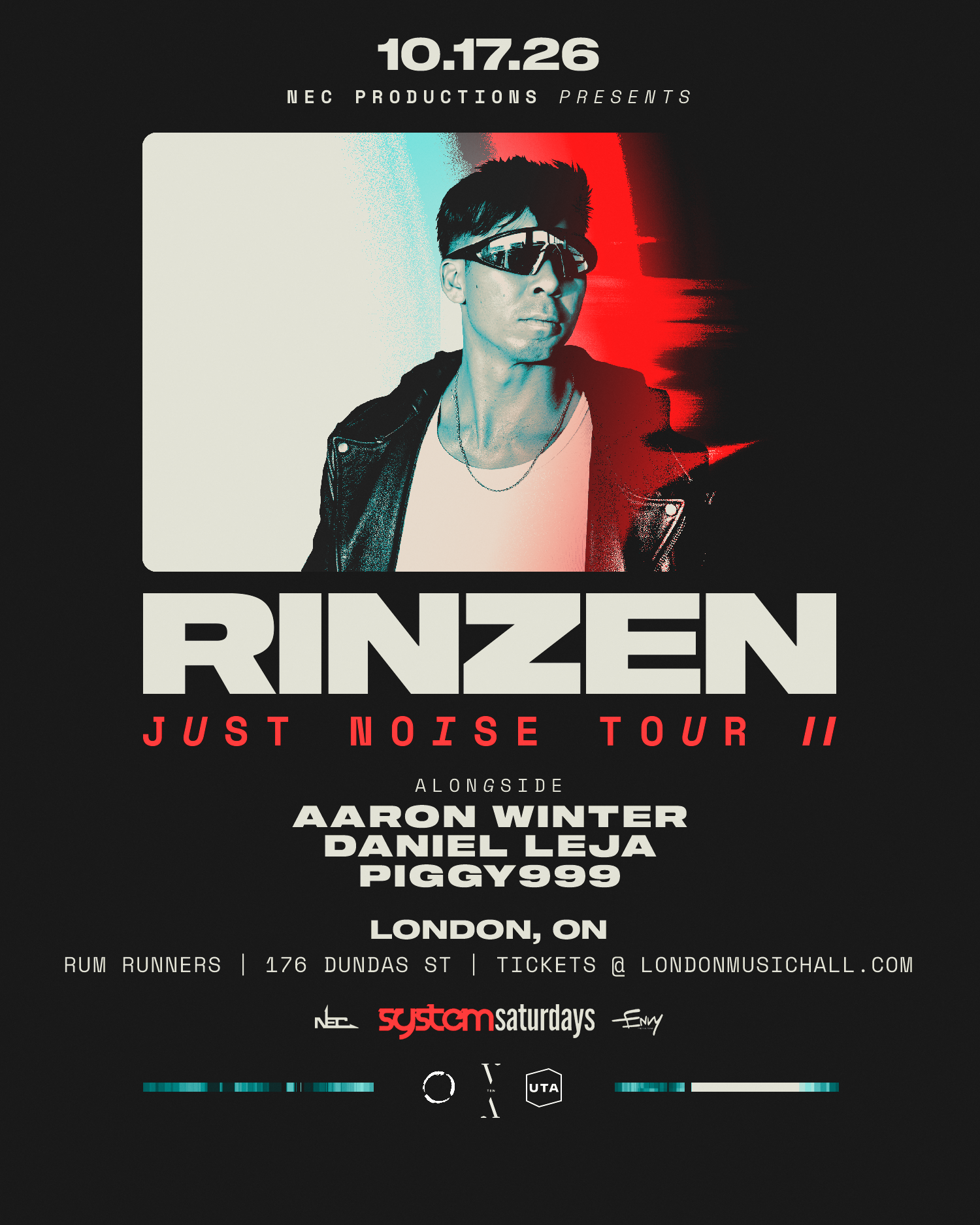 RINZEN Just noise tour II at System Saturdays