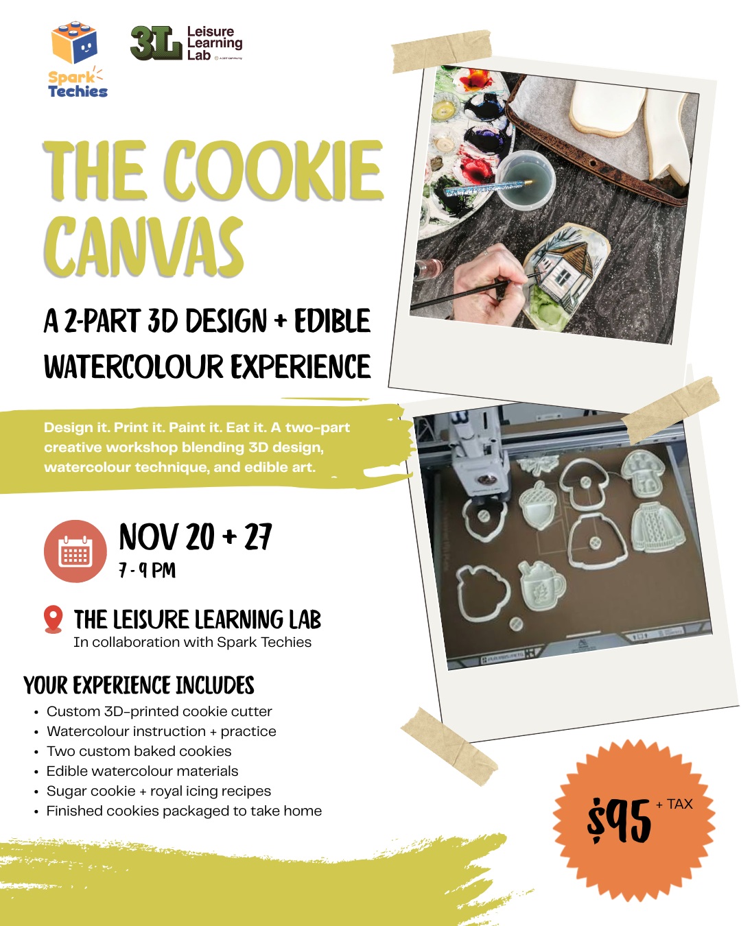 The Cookie Canvas - Night One: Design + Watercolour