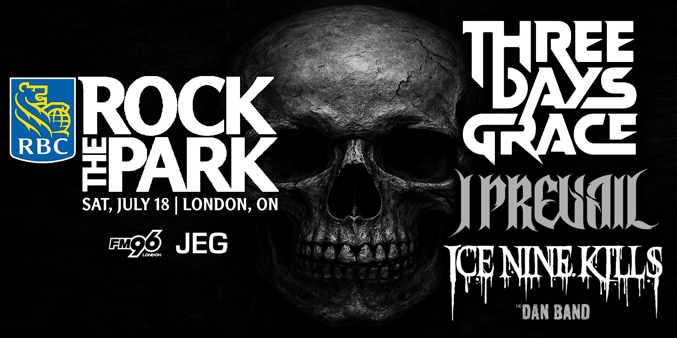 Three Days Grace, I Prevail, Ice Nine Kills, The Dan Band